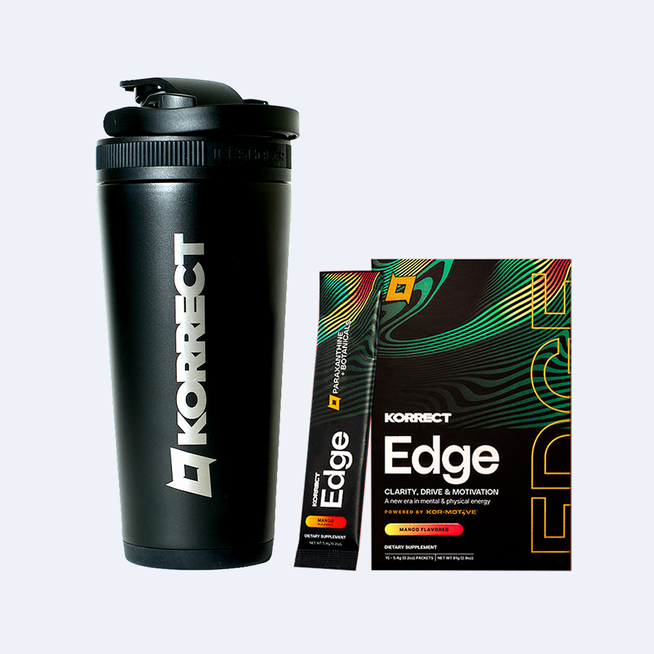 Edge + Shaker Bottle