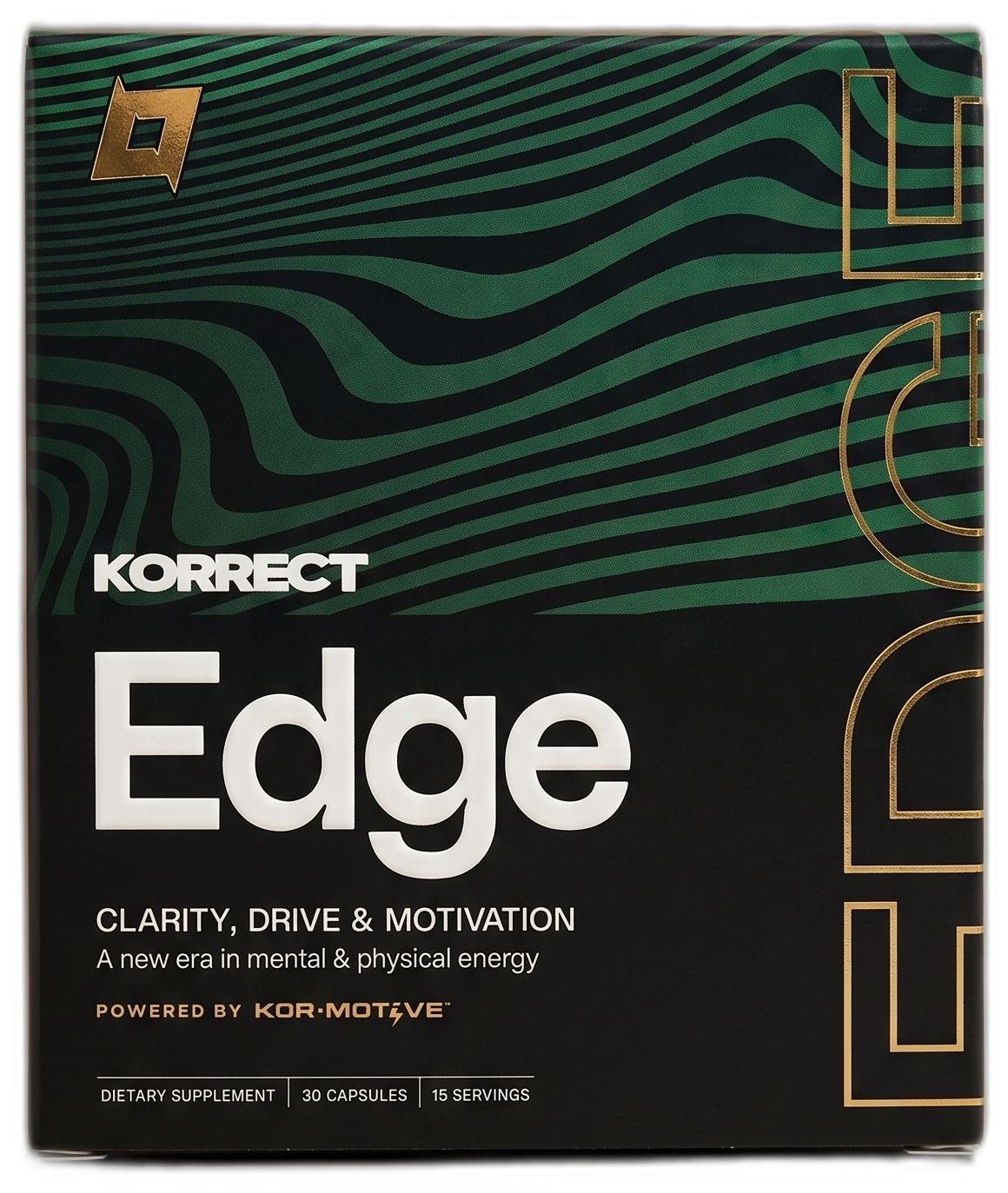 Korrect Edge caps box transparent trimmed