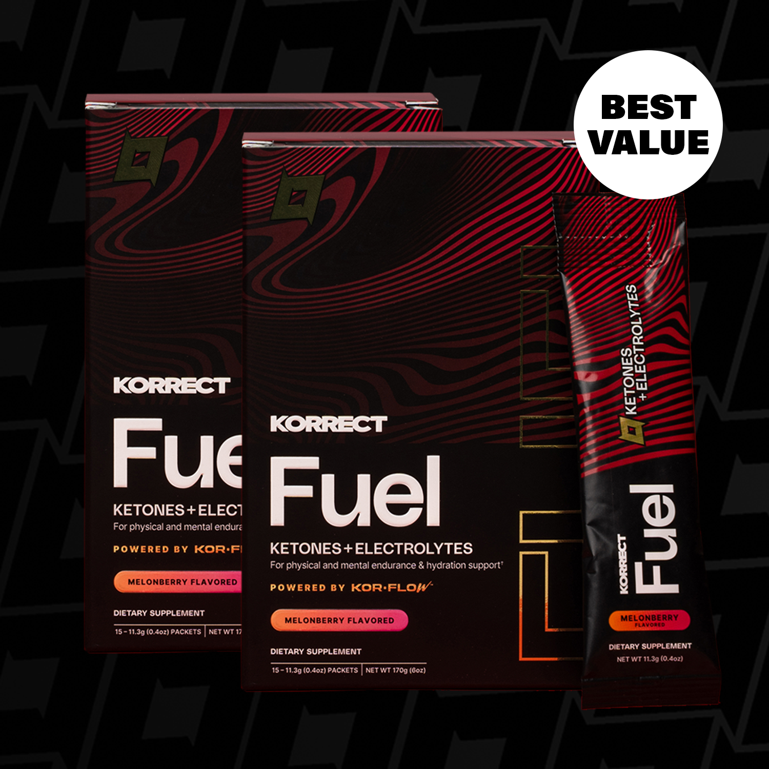 Korrect Fuel Korrect Fuel™ - 2 Boxes (30)