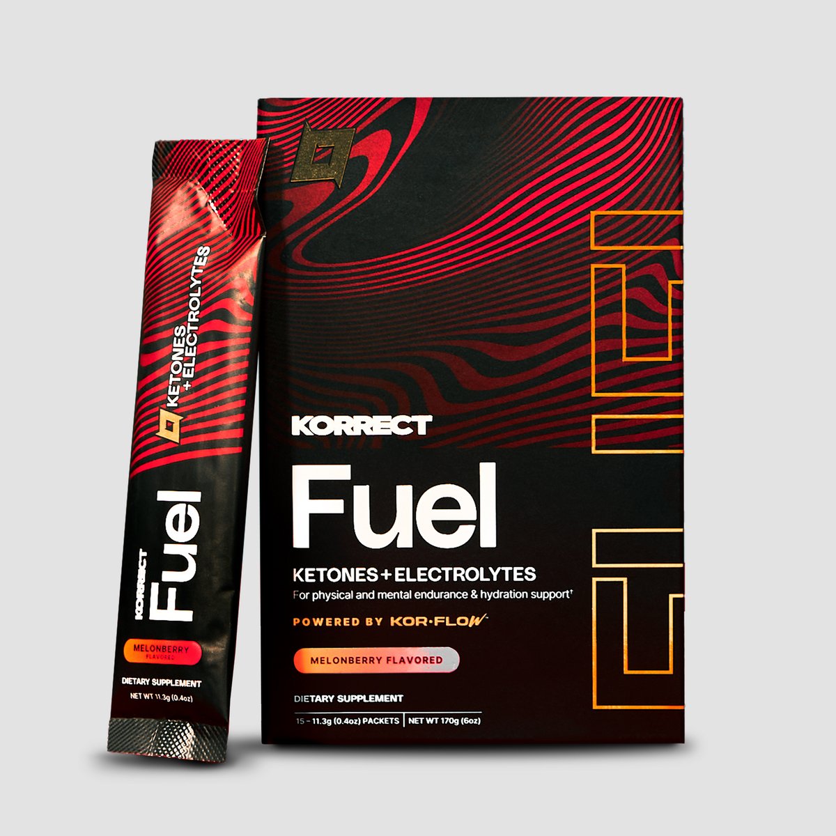 Korrect Fuel box and stick packet